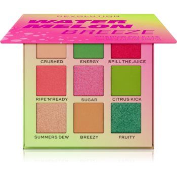 Makeup Revolution Hot Shot Watermelon paletă cu farduri de ochi