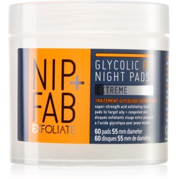 NIP+FAB Glycolic Fix Extreme dischete demachiante pentru noapte