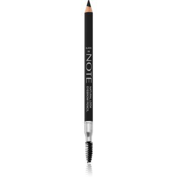 Note Cosmetique Natural Look creion pentru sprancene cu pensula ieftin