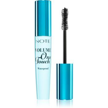 Note Cosmetique Volume One Touch Waterproof mascara rezistent la apă, pentru volum