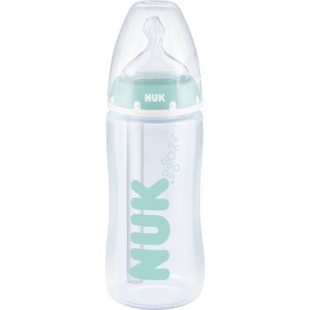 NUK First Choice + Anti-colic biberon pentru sugari cu controlul temperaturii