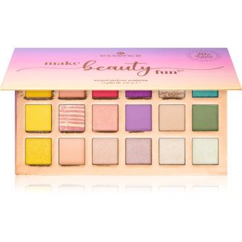 essence Make Beauty Fun paletă cu farduri de ochi