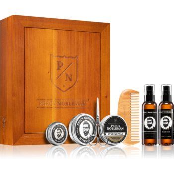 Percy Nobleman Ultimate Grooming Box set cadou pentru barbă