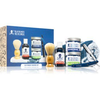 The Blrds Revenge Gift Sets Cut-Throat Shaving Kit set cadou (pentru față și barbă)