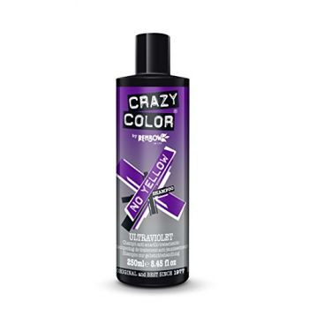 Crazy Color - Sampon cu pigmenti violeti, anti-galben No Yelow 250ml