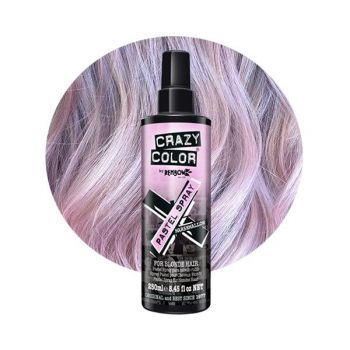 Crazy Color - Spray colorant pentru par blond decolorat Pastel Marshmallow-Roz deschis 250 ml
