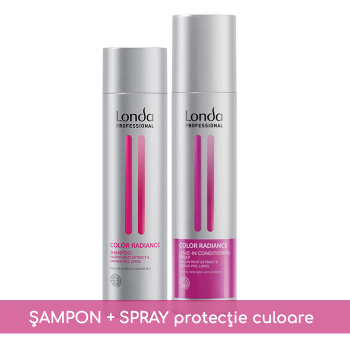Londa Color Radiance Pachet pentru protectia culorii (sampon+spray leave-in)