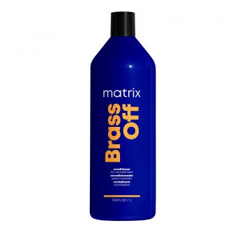 Matrix Brass Off - Balsam neutralizare ton aramiu sau orange pentru par vopsit 1000ml de firma originala