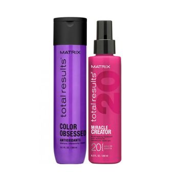 Matrix Color Obsessed - Pachet par vopsit Sampon 300ml+Miracle Creator 20 beneficii 190ml