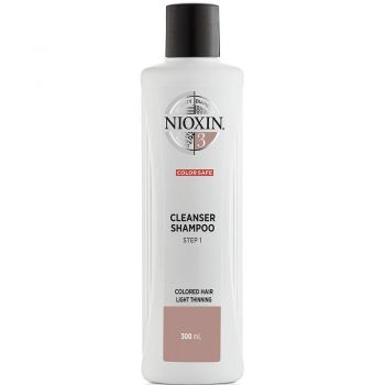 Nioxin 3 Cleanser - Sampon anticadere normala pentru par vopsit 300 ml