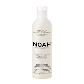 Noah - Sampon natural regenerant cu ulei de argan par foarte uscat si tratat (1.4) 250ml