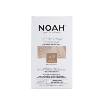 Noah - Vopsea de par naturala 9.0 Blond foarte deschis 140ml