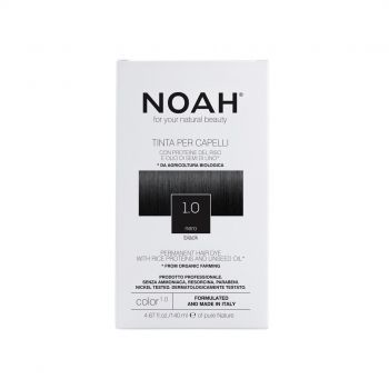 Noah - Vopsea de par naturala 1.0 Negru 140ml