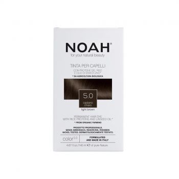Noah - Vopsea de par naturala 5.0 Saten deschis 140ml