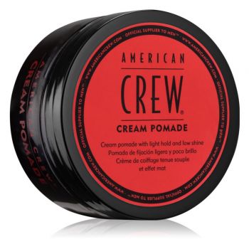 American Crew - Pomada cu fixare medie si luciu light Cream Pomade 85g