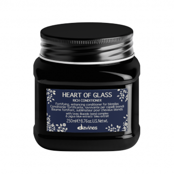 Davines - Balsam fortifiant si consolidant pentru par blond natural sau vopsit Heart of Glass 250ml
