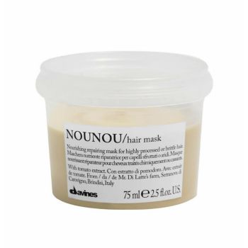 Davines - Masca reparatoare par uscat si deteriorat NouNou, travel size 75ml