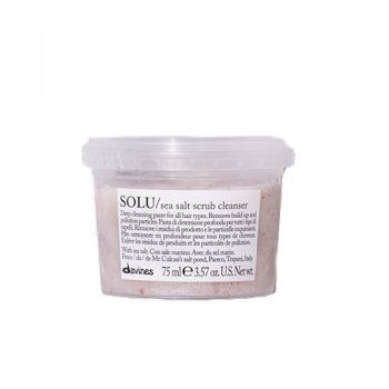 Davines - Pasta de curatare toate tipurile de par Solu Sea salt scrub, travel size 75ml