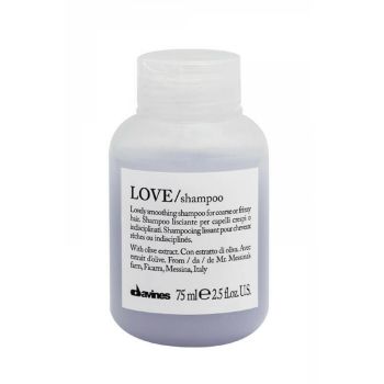 Davines - Sampon hidratant par aspru sau rebel Love smoothing, travel size 75ml
