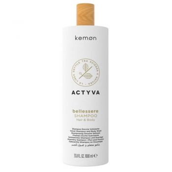 Kemon Actyva Bellessere - Sampon cu ulei de argan pentru toate tipurile de par si corp 1000ml