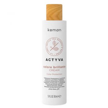 Kemon Actyva Colore Brillante - Tratament fara clatire pentru par vopsit 150ml
