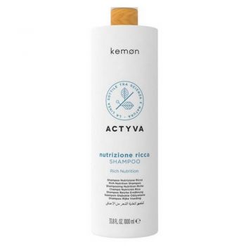Kemon Actyva Nutrizione - Sampon de hidratare intensa pentru par foarte uscat 1000ml