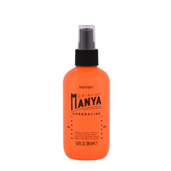 Kemon Hair Manya - Fixativ lichid extra puternic Adrenaline 200ml