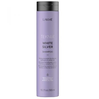 Lakme Teknia White Silver - Sampon par blond neutralizare ton galben 300ml