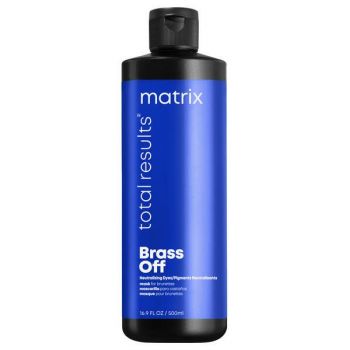 Matrix Brass Off - Masca neutralizare ton aramiu sau orange pentru par vopsit 500ml