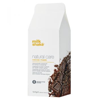 Milk Shake Natural Care - Masca pudra pentru par normal sau aspru Cacao 12x15g