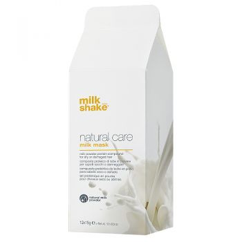 Milk Shake Natural Care - Masca pudra pentru par uscat sau deteriorat Milk 12x15g