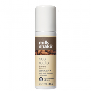 Milk Shake Roots - Spray corector radacina si par alb colorare temporara Castaniu 75ml