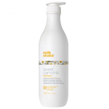 Milk Shake Sweet Camomile - Sampon revitalizant fara parabeni pentru par blond 1000ml