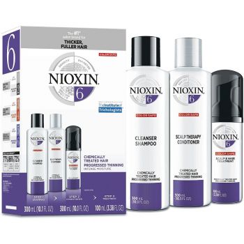 Nioxin System 6 Pachet anticadere puternica pentru par tratat chimic 700ml