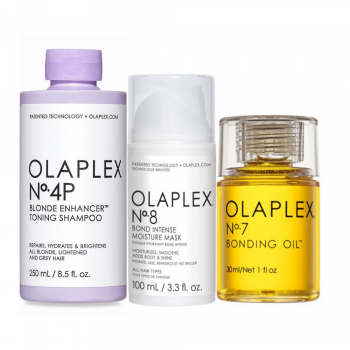Olaplex - Pachet de hidratare,mentinere si protectie par blond No.4P, No.7, No.8