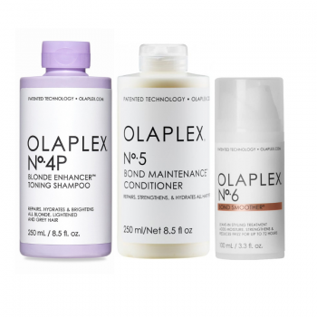 Olaplex - Pachet de reparare, mentinere si protectie par blond No.4P,No.5,No.6