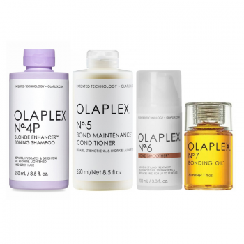 Olaplex - Pachet de reparare si protectie ridicata par blond No.4P,No.5,No.6,No.7