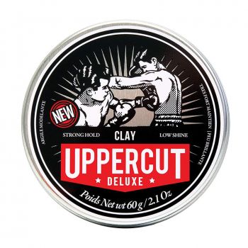 Uppercut Deluxe Ceara de par cu fixare puternica Strong Hold Clay 60g