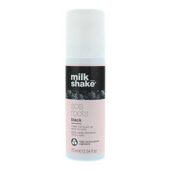 Milk Shake Roots - Spray corector radacina si par alb colorare temporara Black 75ml