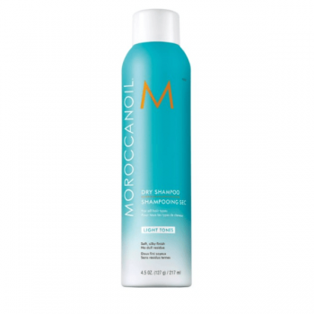 Sampon uscat Moroccanoil Dry Shampoo Light Tones pentru par deschis la culoare 217ml