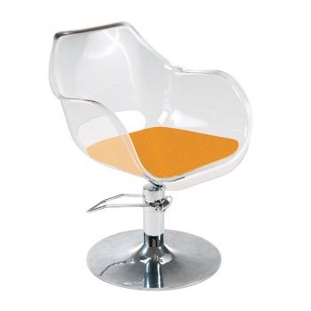 Scaun coafor Maletti Plexi fumè