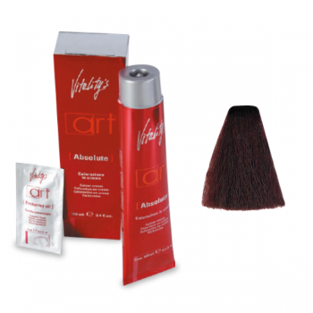 Vopsea permanenta de par Vitality's Art Absolute 4.85 Night Red 100ml