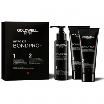 Set Goldwell Bond Pro+ Trial Kit 3x100ml (1x Ser Protectie, 2x Nutritiv Fortifiant) de firma original