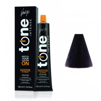 Vopsea semipermanenta de par Vitality's Tone Intense Black fara amoniac 100ml