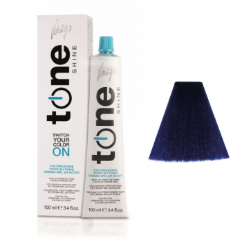 Vopsea semipermanenta de par Vitality's Tone Shine Blue fara amoniac 100ml de firma originala