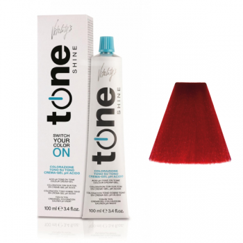 Vopsea semipermanenta de par Vitality's Tone Shine Red fara amoniac 100ml