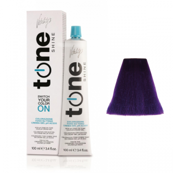 Vopsea semipermanenta de par Vitality's Tone Shine Violet fara amoniac 100ml de firma originala