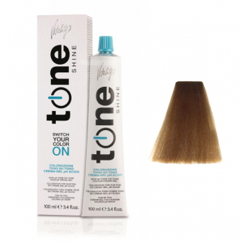 Vopsea semipermanenta de par Vitality's Tone Shines Light Blonde Beige Ash fara amoniac 100ml de firma originala