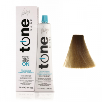 Vopsea semipermanenta de par Vitality's Tone Shines Light Blonde Golden Ash fara amoniac 100ml de firma originala