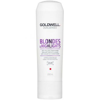 Conditioner Goldwell Dual Sences Blonde & Highlights Anti-Brass pentru par blond 200ml de firma original